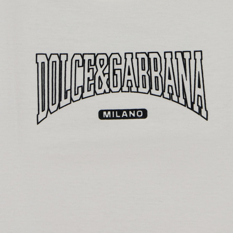 Dolce & Gabbana Baby Jongens T-shirt Wit