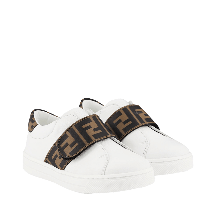 Fendi Kids Unisex Sneakers White