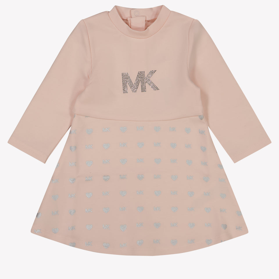 Michael Kors Baby Meisjes Jurk Licht Roze