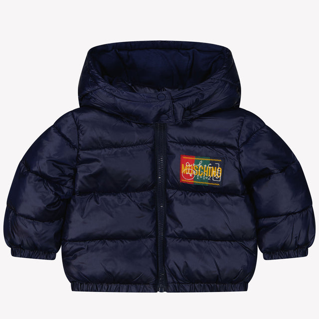 Moschino Baby Jongens Winterjas Navy