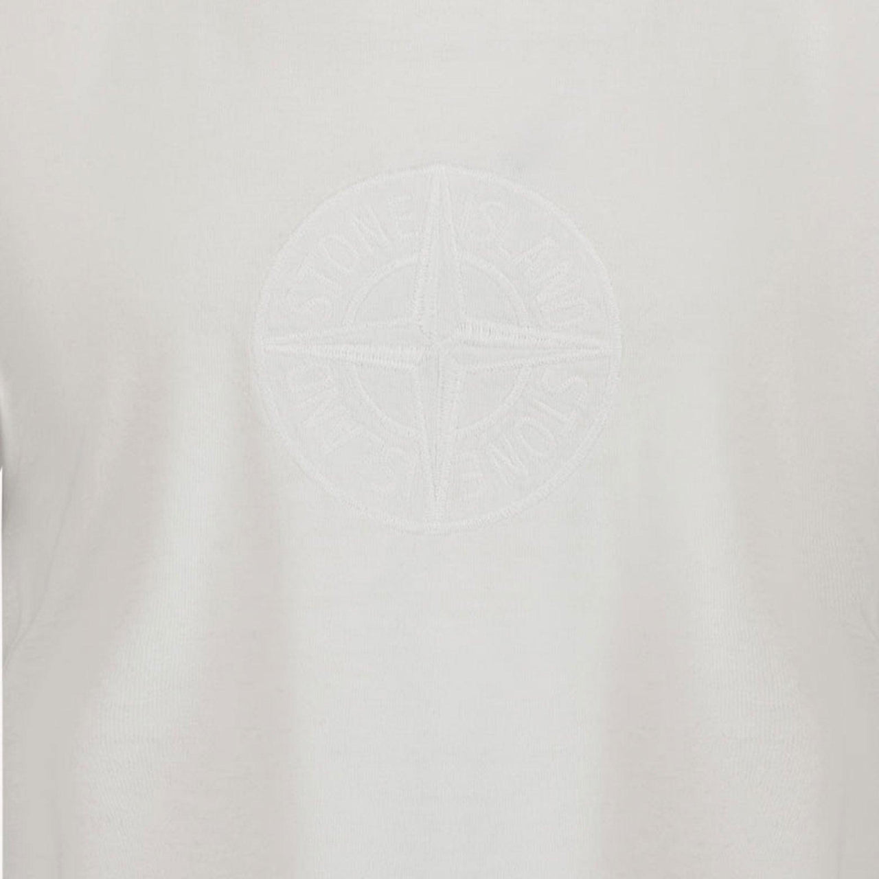 Stone Island Kinder Jongens T-Shirt In Wit