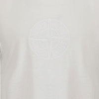 Stone Island Kinder Jongens T-Shirt In Wit