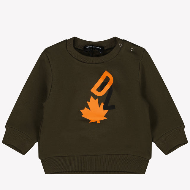 Dsquared2 Baby boys sweater Army