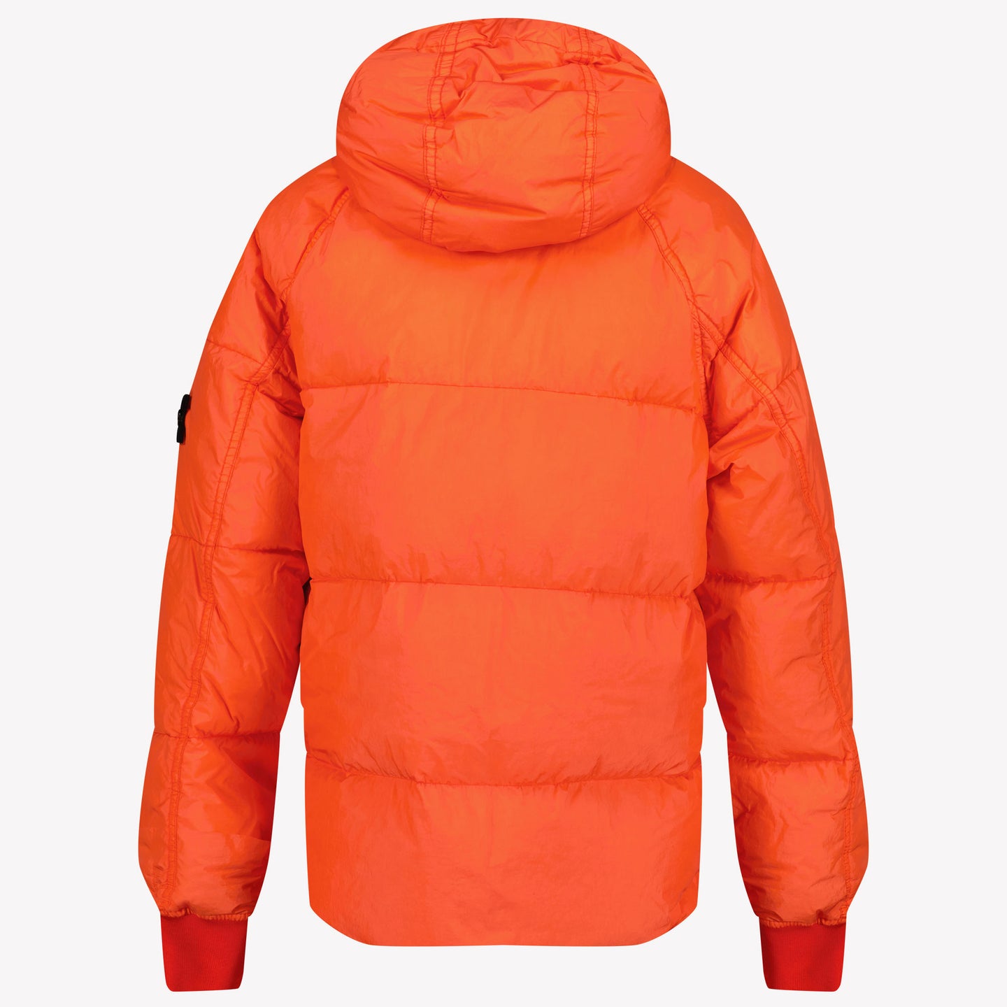 Stone Island Boys Winter Coat Orange