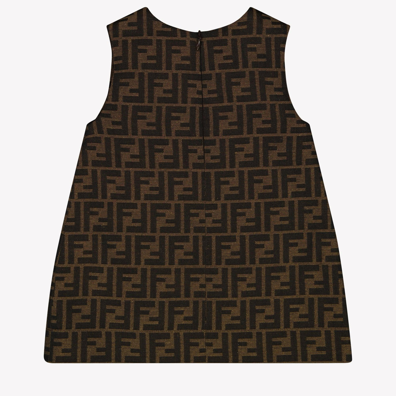 Fendi Baby Girls Dress Brown