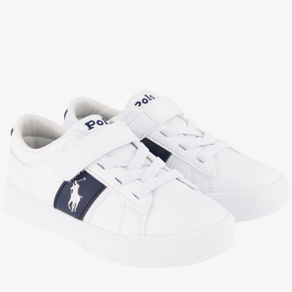 Ralph Lauren Frazier Ps Jongens Sneakers Wit