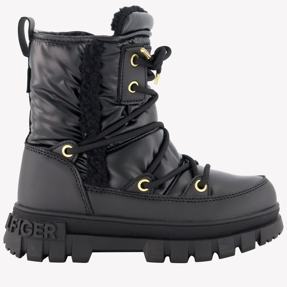 Tommy Hilfiger Meisjes Snowboots Zwart