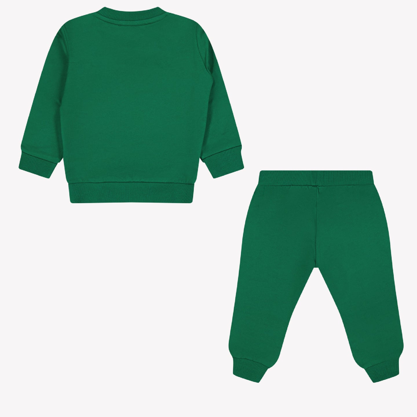 Moschino Baby Unisex Joggingpak Donker Groen