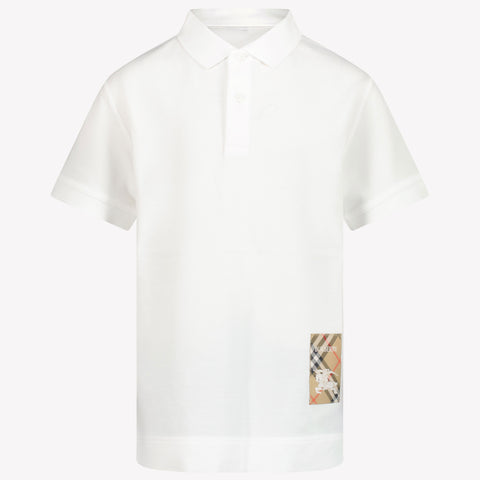 Burberry Johane Kids Boys Polo White