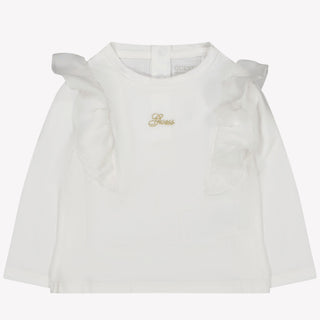 Guess Baby Meisjes T-shirt Off White