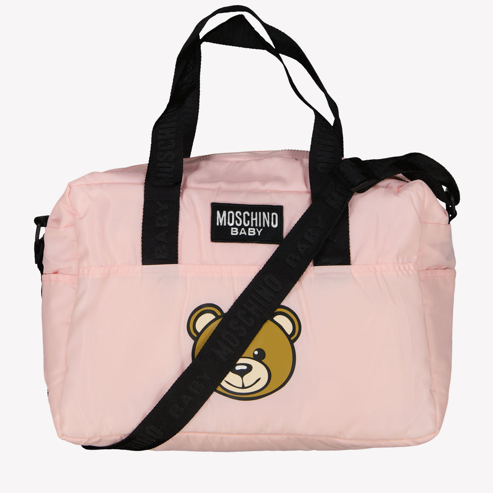 Moschino Baby unisex diaper bag Light Pink