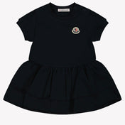 Moncler Baby Girls Dress In Navy