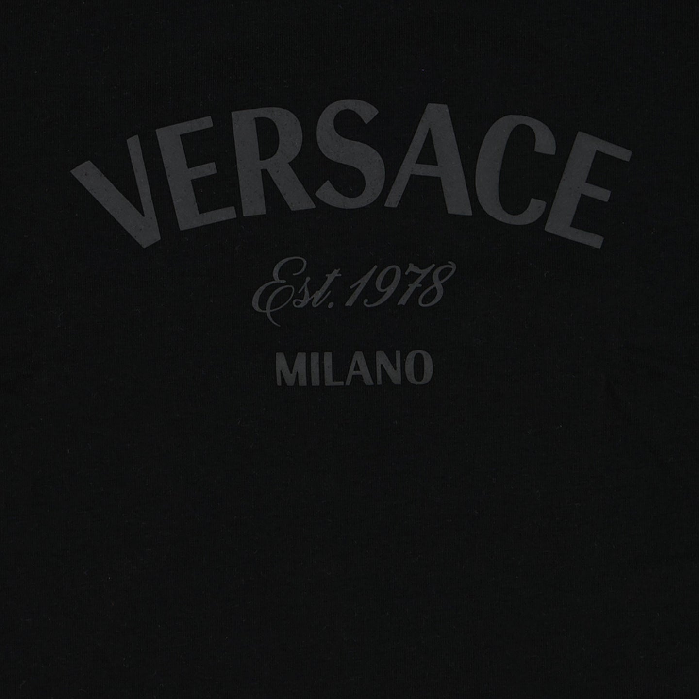 Versace Unisex T-shirt Zwart