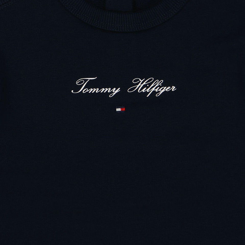 Tommy Hilfiger Baby Meisjes Trui Navy