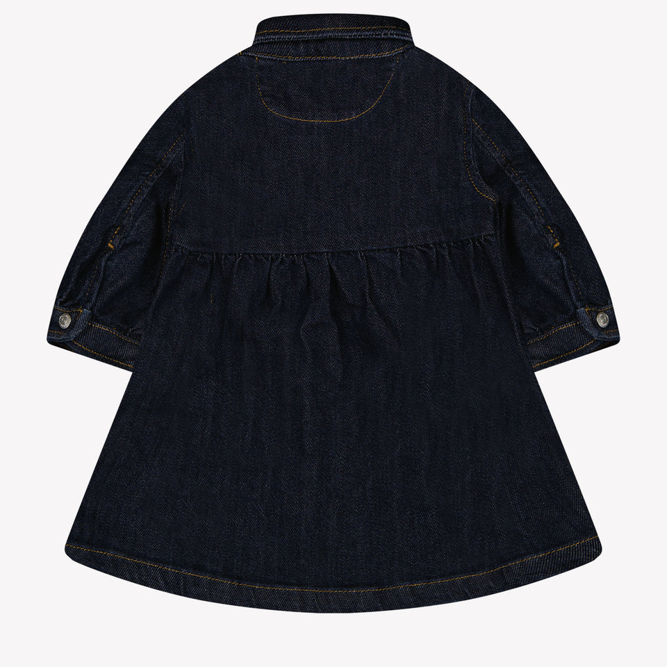 Calvin Klein Baby Girls Dress Dark Blue