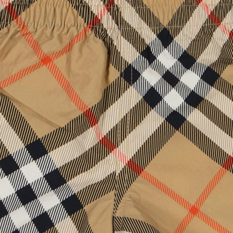 Burberry Atticus Baby Boys Swimwear In Beige