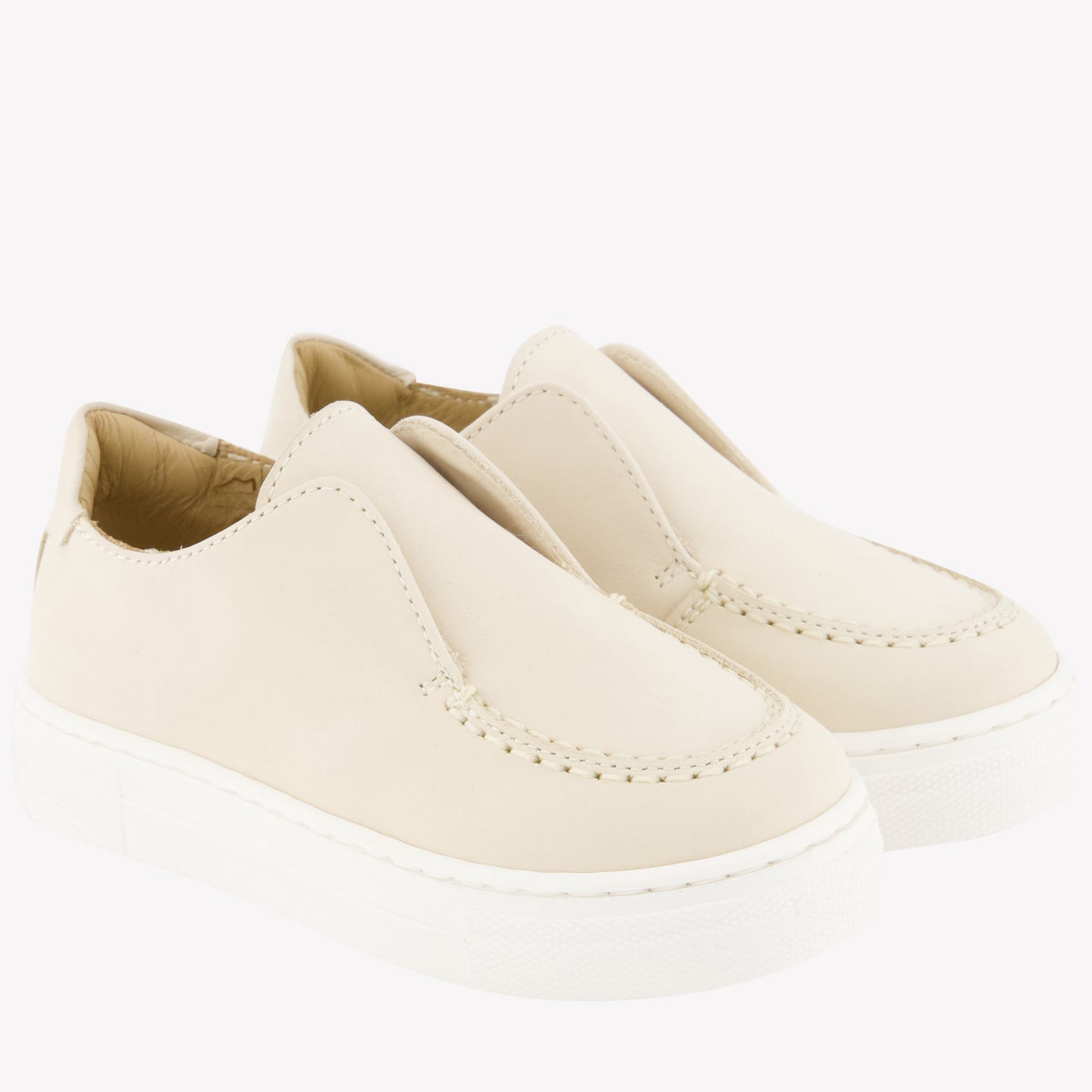 Andrea Montelpare Unisex Shoes In Light Beige