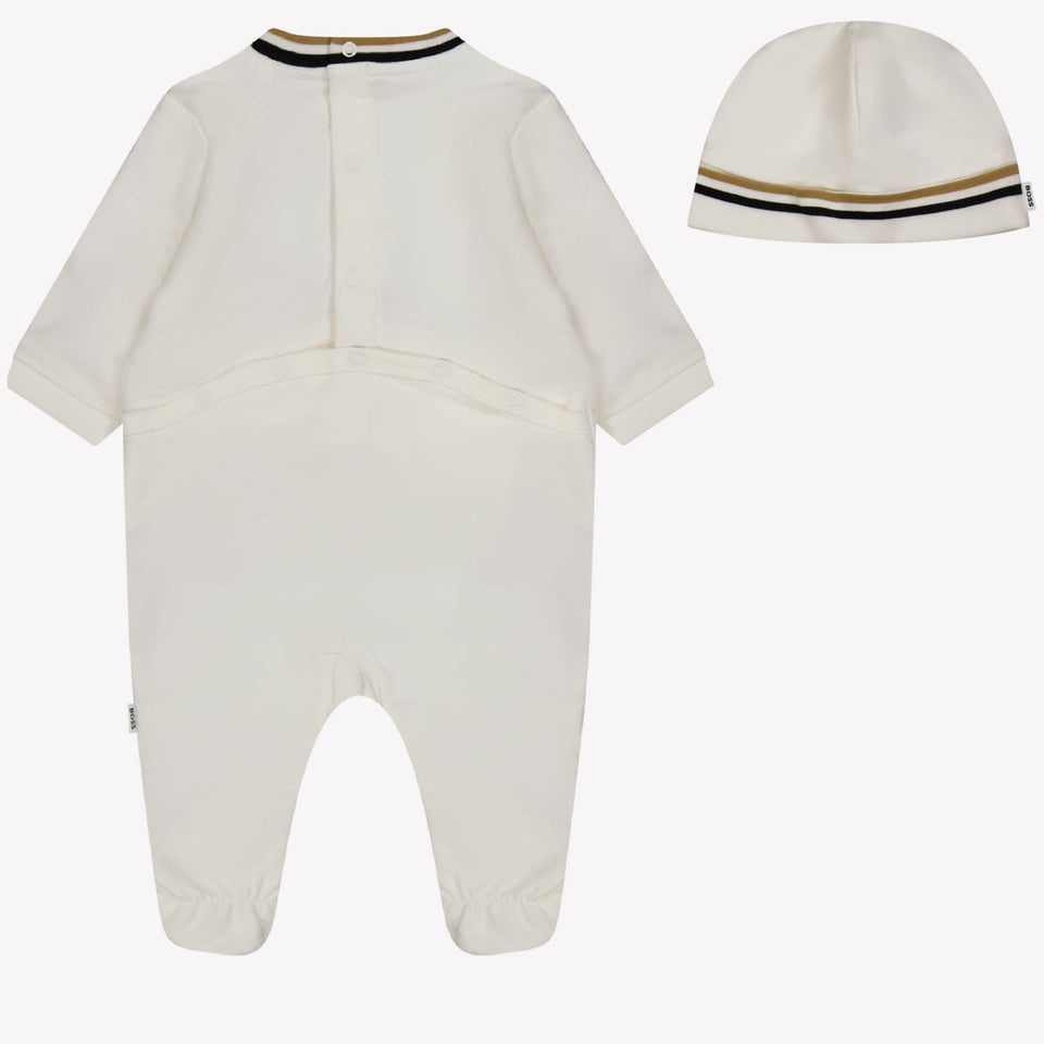 Boss Baby boys box suit White