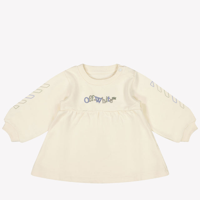 Off-White Baby Meisjes Jurk Off White