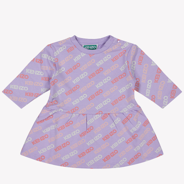 Kenzo Kids Baby Meisjes Jurk Lila