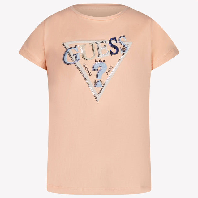 Guess Kids Girls in T-Shirt Salmon