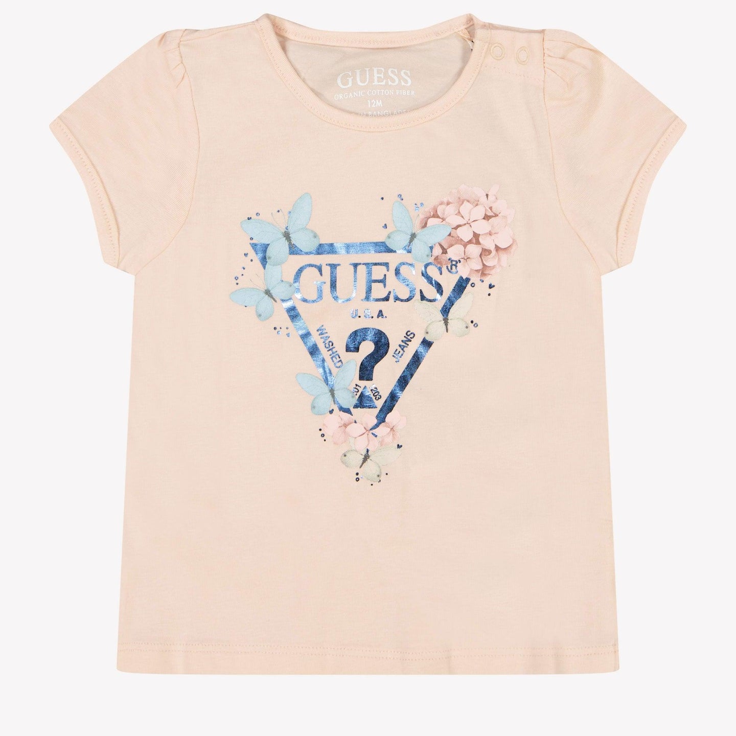 Guess Baby Girls T-Shirt in Salmon