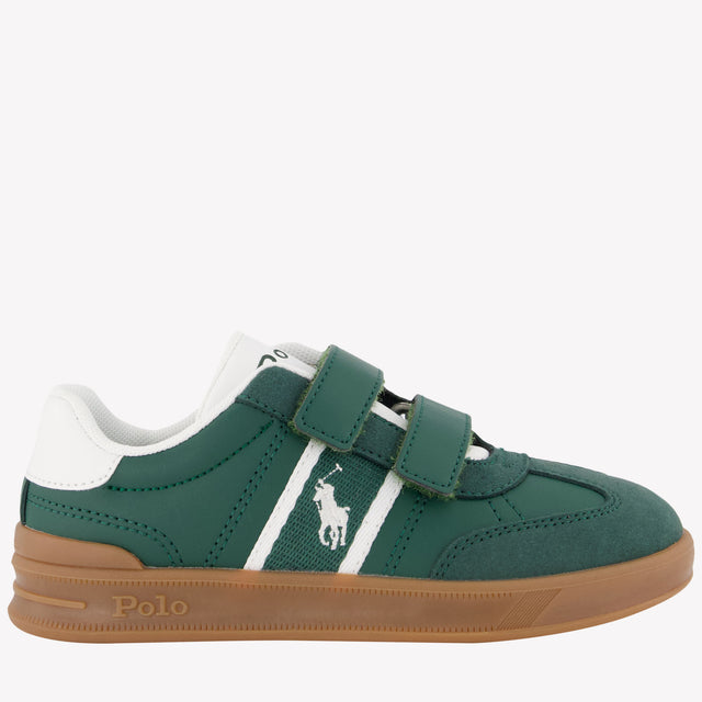 Ralph Lauren Heritage Court Jongens Sneakers Groen