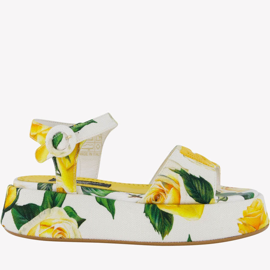 Dolce & Gabbana Kinder Meisjes Sandalen Geel