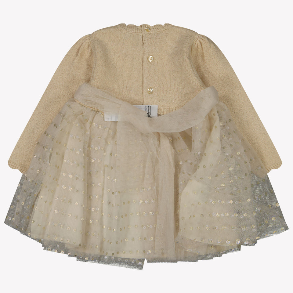 Mayoral Baby Meisjes Jurk Licht Beige