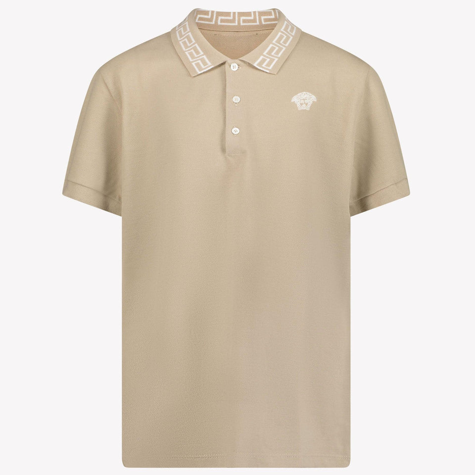 Versace Kinder Jongens Polo In Beige