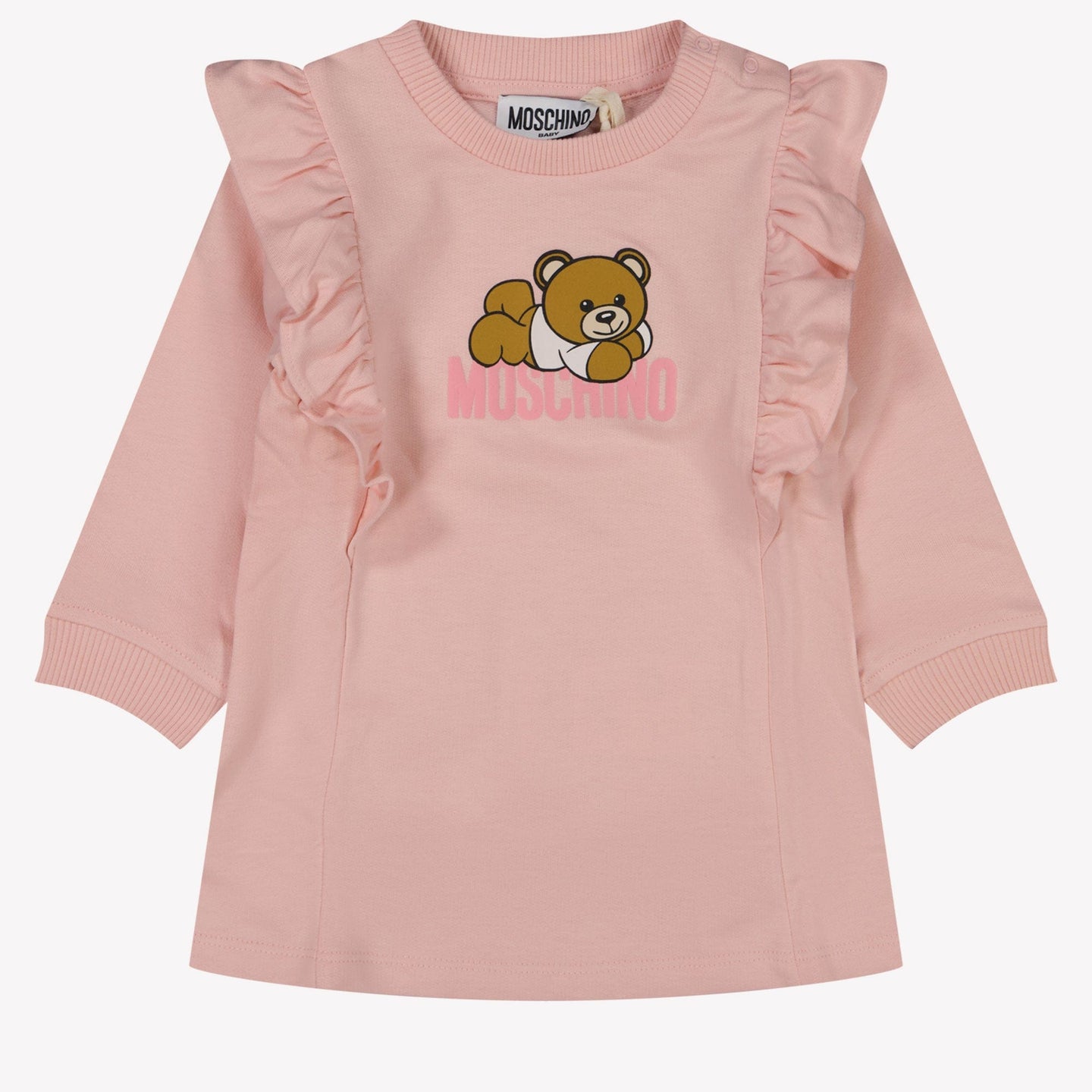 Moschino Baby Meisjes Jurk Licht Roze 3/6