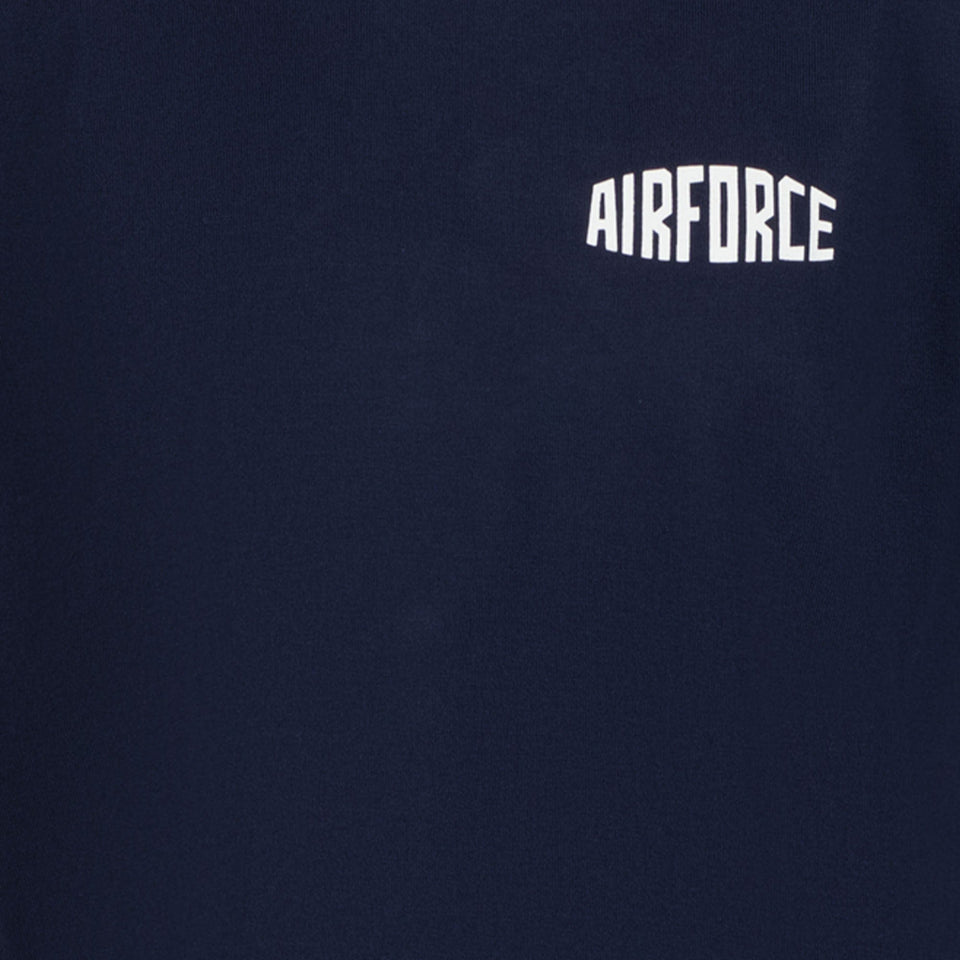 Airforce Kinder Jongens T-Shirt Donker Blauw