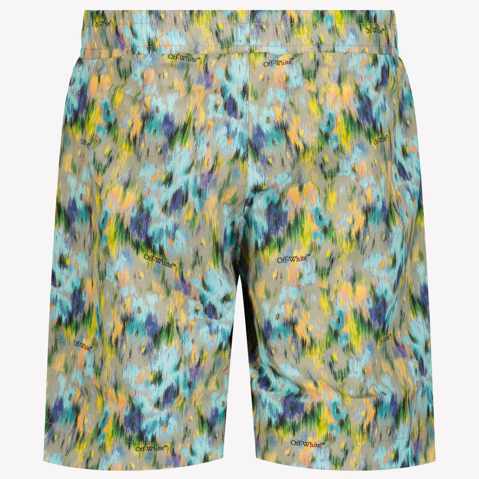 Off-White Kids guys Shorts In turquoise