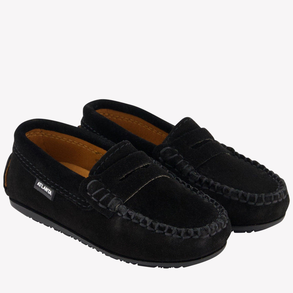 Atlanta Moccasin Unisex Shoes In Black