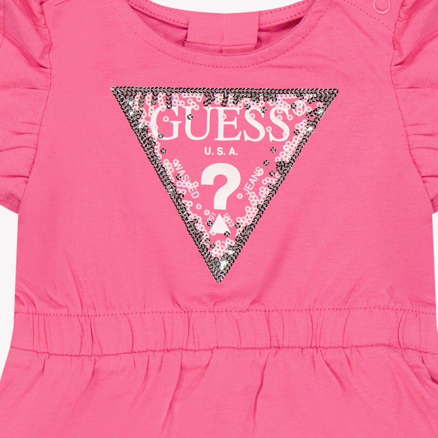 Guess Baby Meisjes Jurkje Fuchsia 12 mnd