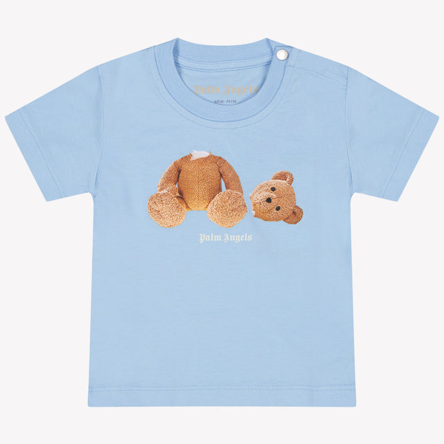 Palm Angels Baby Boys T-Shirt in Light Blue