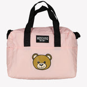 Moschino Baby unisex diaper bag Light Pink