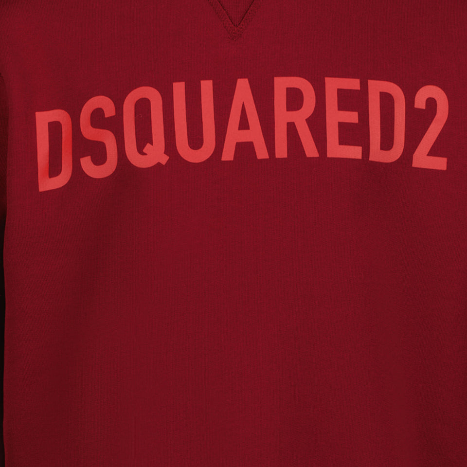 Dsquared2 Jongens Trui Bordeaux