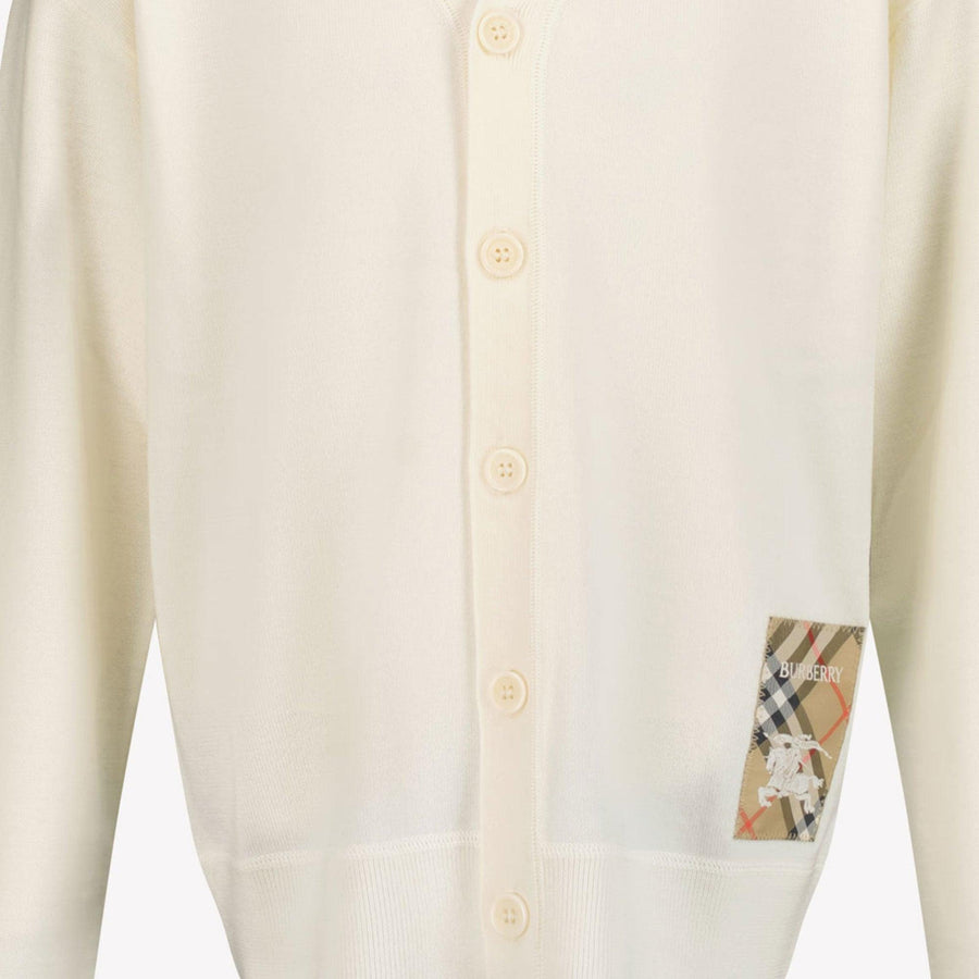 Burberry Romie Kids Boys Vest  Offwhite