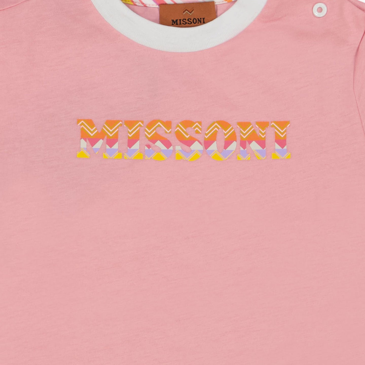 Missoni Baby Girls T-Shirt in Light Pink