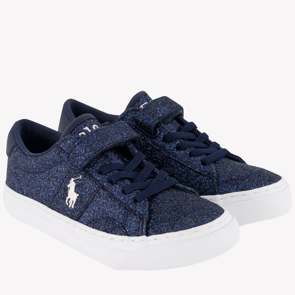 Ralph Lauren Ryley Ps Meisjes Sneakers Navy