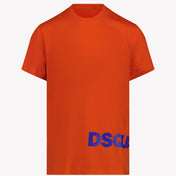 Dsquared2 Kids Boys T-Shirt Neon Orange