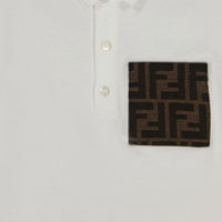 Fendi Baby Boys Polo  White