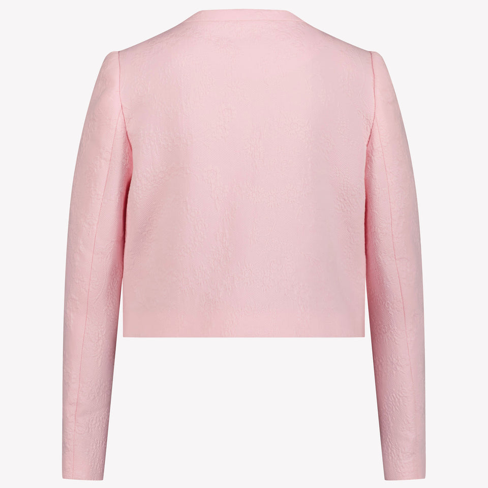 Versace Kids Girls Jacket in Light Pink