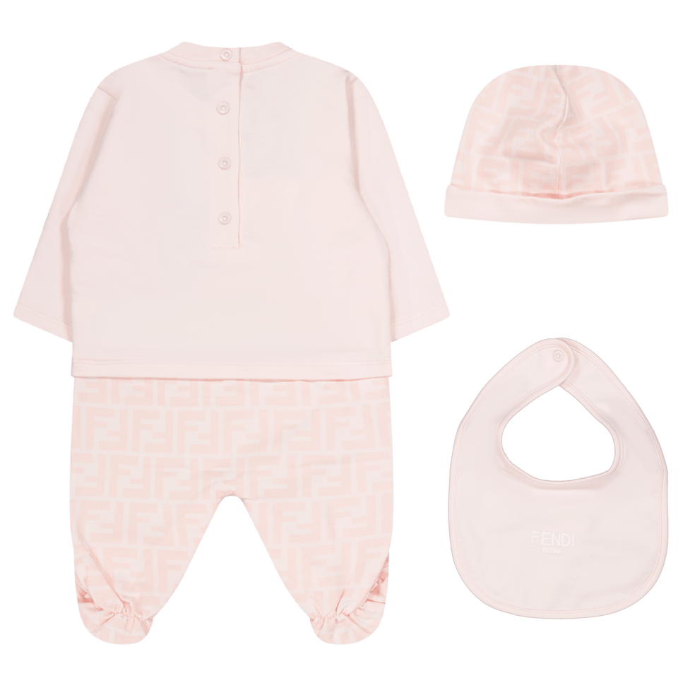 Fendi Baby Meisjes Boxpakje Licht Roze