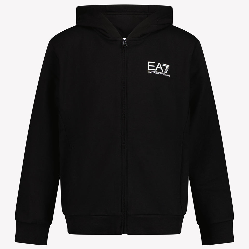 EA7 Jongens Vest Zwart