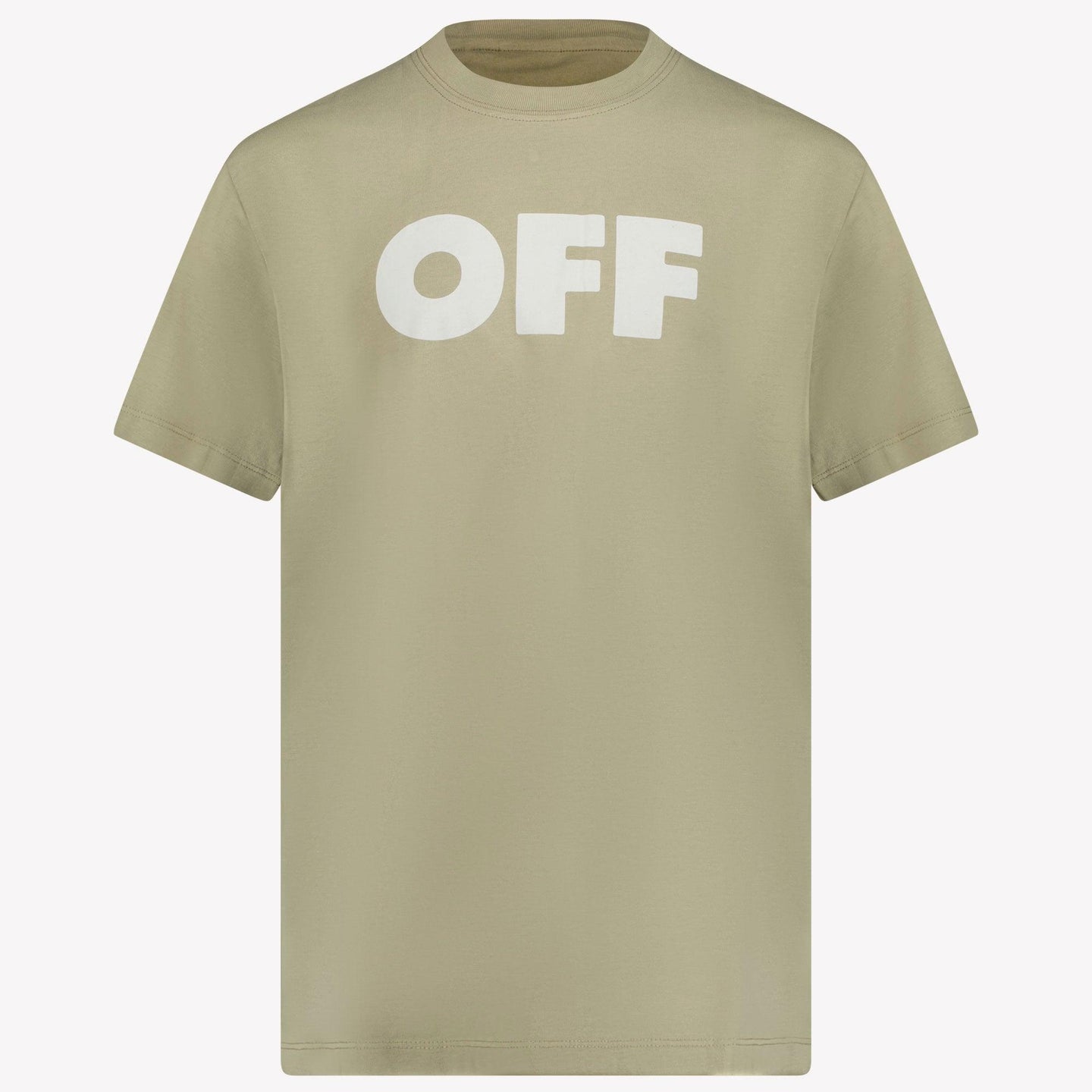 Off-White Kinder Jongens T-Shirt In Khaki