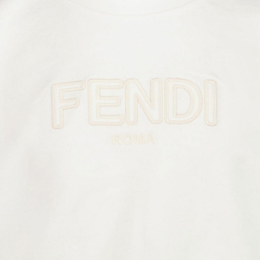 Fendi Kids Girls  T-Shirt White