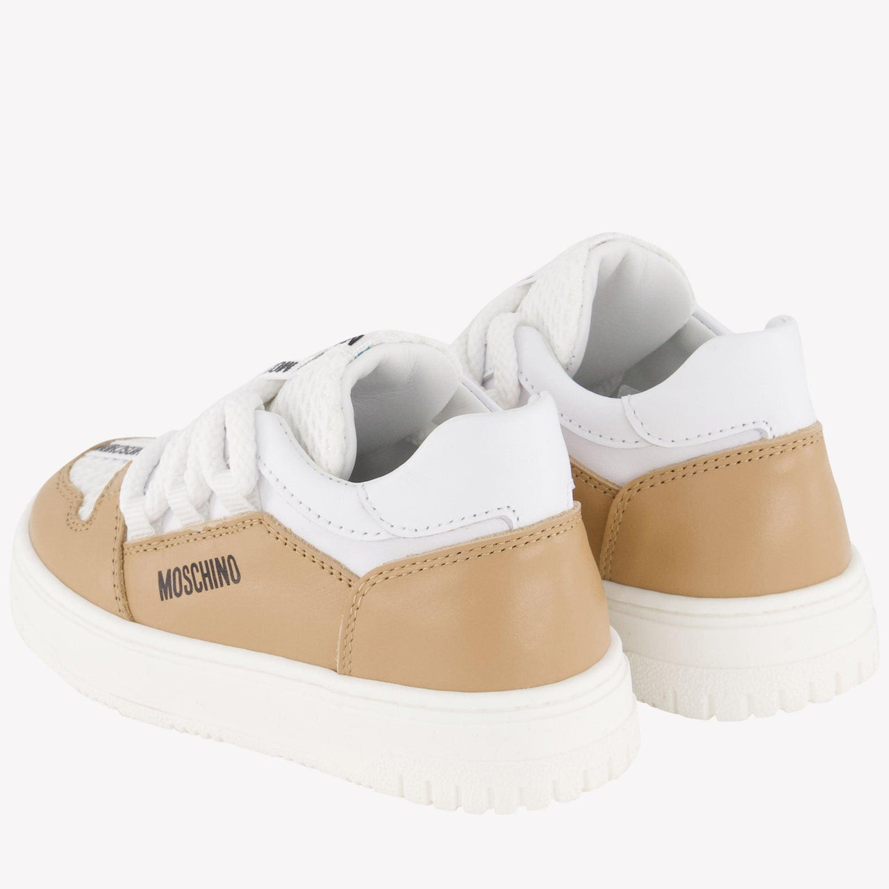 Moschino Unisex Sneakers  Beige