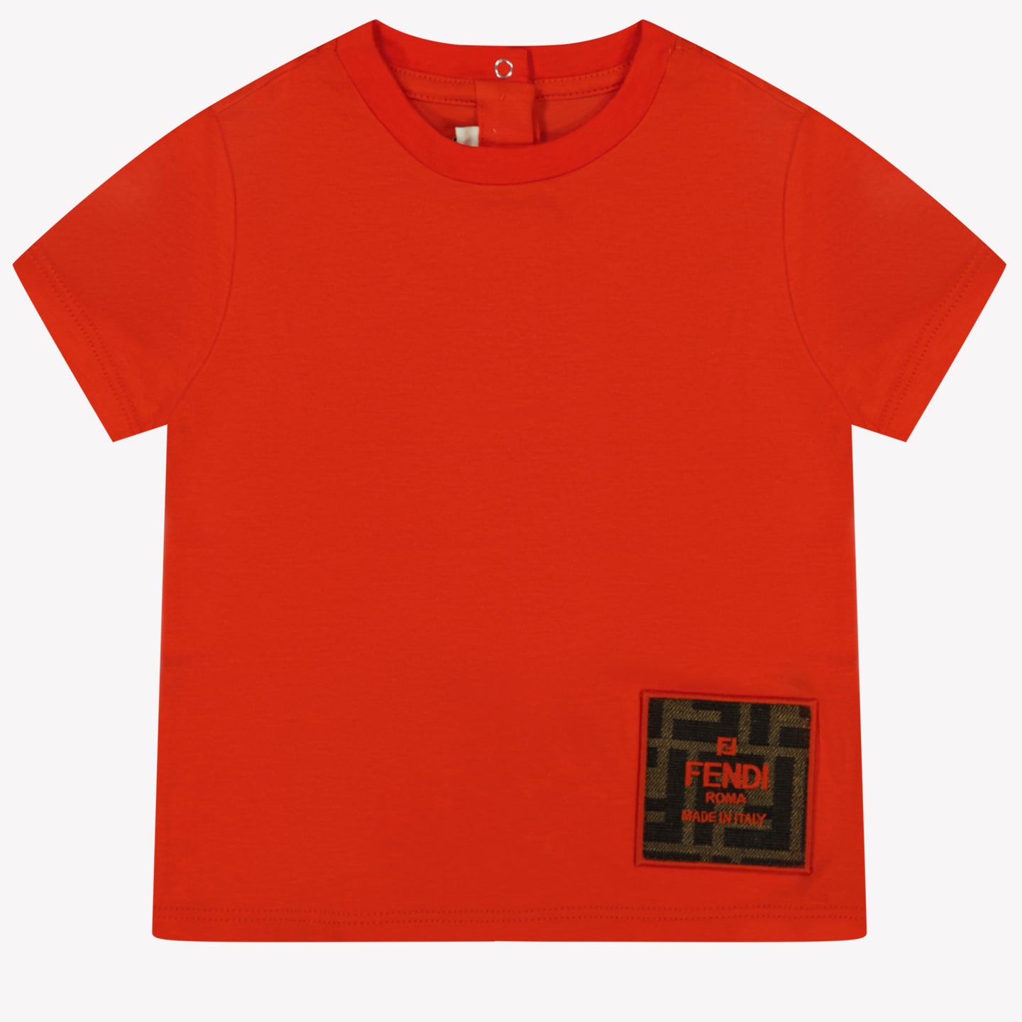 Fendi Baby Unisex T-shirt Rood 3 mnd